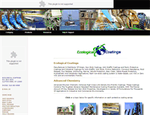 Tablet Screenshot of ecologicalcoatings.com